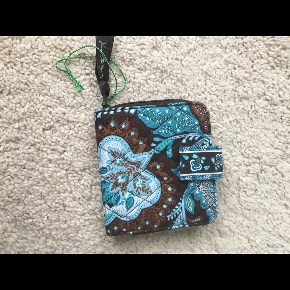 Vera Bradley Java Blue Wallet